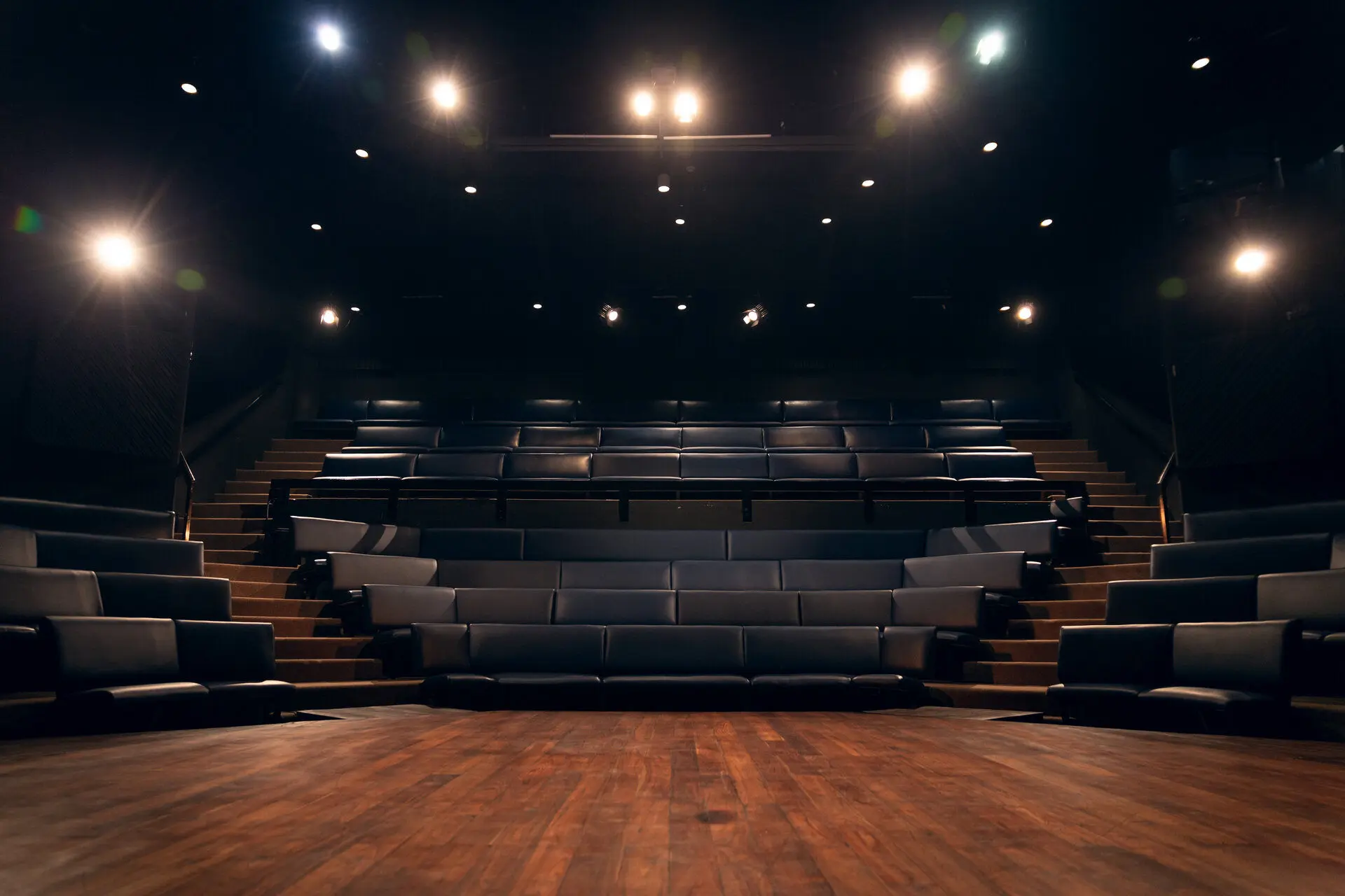 The stage at Prithvi Theatre, Mumbai